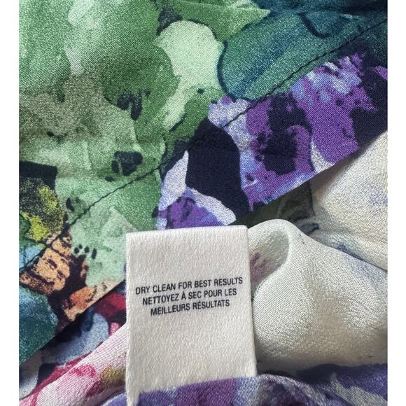 Anthropologie (Maeve) | 100% Silk Tokonoma Floral Top | Size 4 - Picture 8 of 8